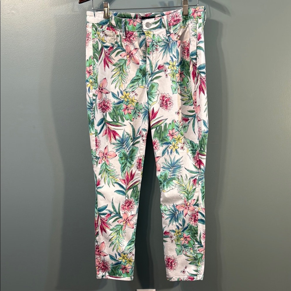 NYDJ Floral Print Jeans